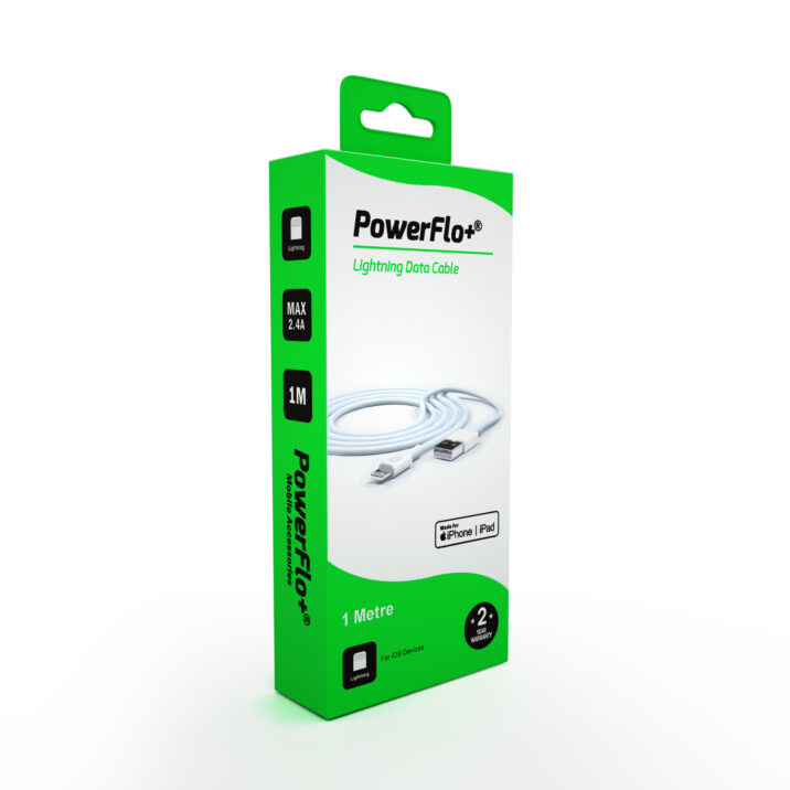 Powerflo iPhone Lightning MFI -1M