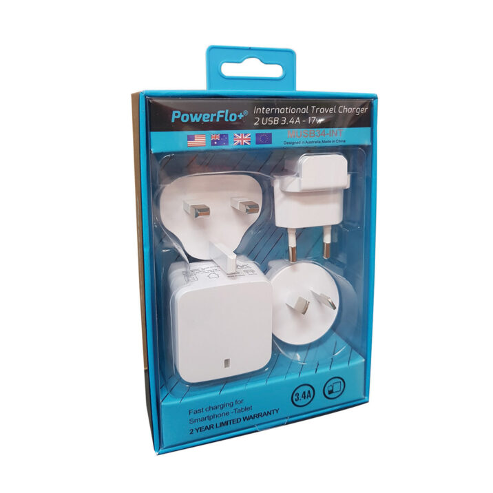 Powerflo International Mains Travel Pack
